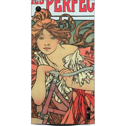 Alphonse Mucha Cycles Perfecta XBox Series X Digital Edition Console Skin